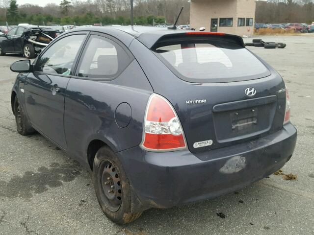 KMHCM36C09U121164 - 2009 HYUNDAI ACCENT GS GRAY photo 3