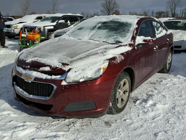 1G11C5SA6GF116169 - 2016 CHEVROLET MALIBU LIM BURGUNDY photo 2