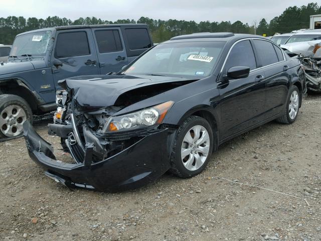 JHMCP26858C036454 - 2008 HONDA ACCORD EXL BLACK photo 2