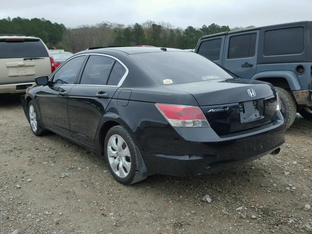 JHMCP26858C036454 - 2008 HONDA ACCORD EXL BLACK photo 3