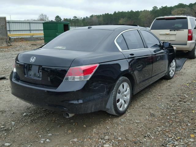 JHMCP26858C036454 - 2008 HONDA ACCORD EXL BLACK photo 4