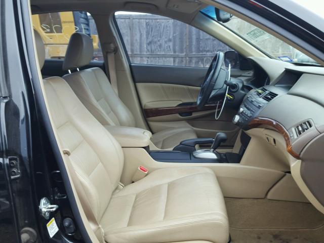 JHMCP26858C036454 - 2008 HONDA ACCORD EXL BLACK photo 5