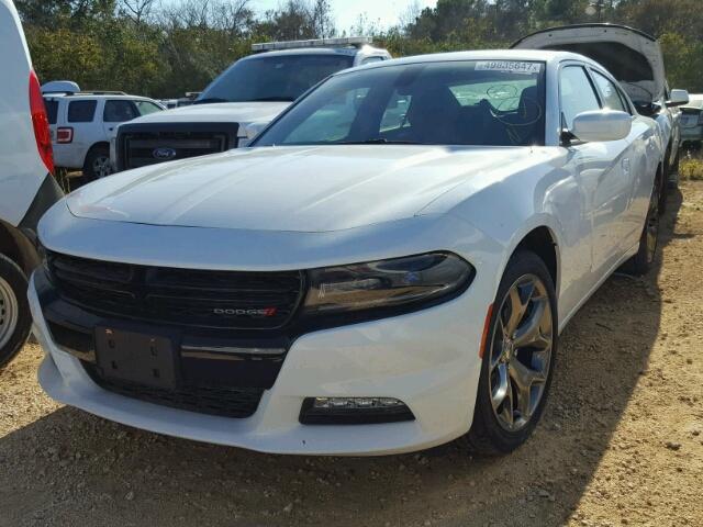 2C3CDXHG0HH520495 - 2017 DODGE CHARGER SX WHITE photo 2