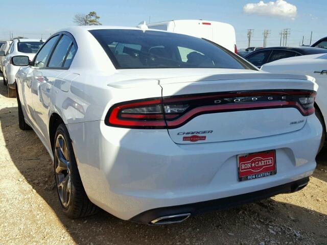 2C3CDXHG0HH520495 - 2017 DODGE CHARGER SX WHITE photo 3