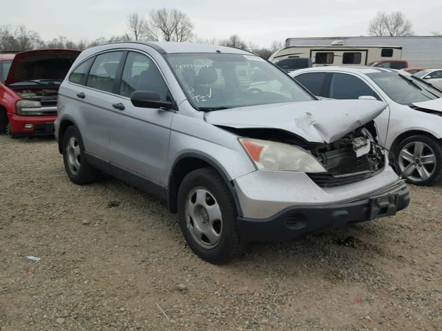 5J6RE48369L058439 - 2009 HONDA CR-V LX SILVER photo 1