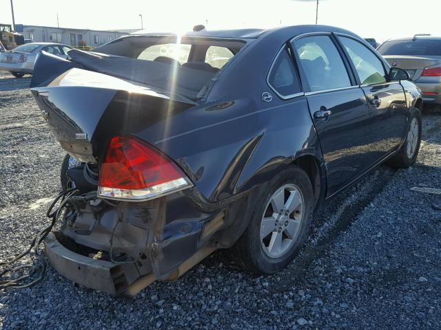 2G1WT58K581274047 - 2008 CHEVROLET IMPALA LT CHARCOAL photo 4