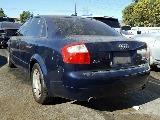 WAULC68E35A082733 - 2005 AUDI A4 1.8T QU BLUE photo 3