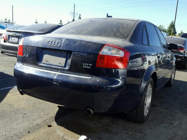 WAULC68E35A082733 - 2005 AUDI A4 1.8T QU BLUE photo 4