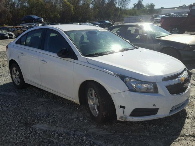 1G1PC5SB1E7306830 - 2014 CHEVROLET CRUZE LT WHITE photo 1