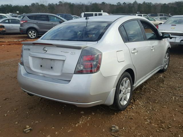 3N1AB6AP0BL639775 - 2011 NISSAN SENTRA 2.0 SILVER photo 4