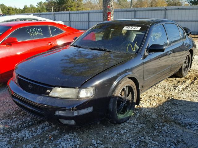 JN1CA21D7TT166335 - 1996 NISSAN MAXIMA GLE BLACK photo 2