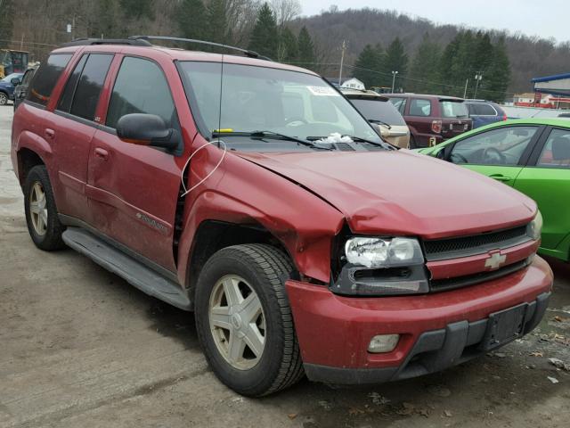 1GNDT13S432316982 - 2003 CHEVROLET TRAILBLAZE BURGUNDY photo 1