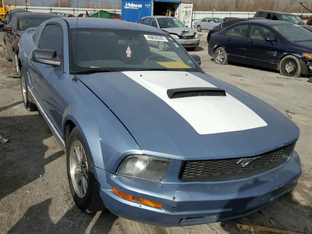 1ZVFT80N955101394 - 2005 FORD MUSTANG BLACK photo 1