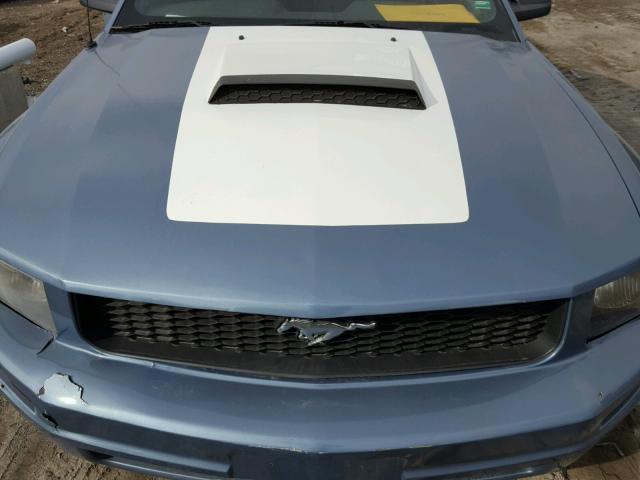 1ZVFT80N955101394 - 2005 FORD MUSTANG BLACK photo 7