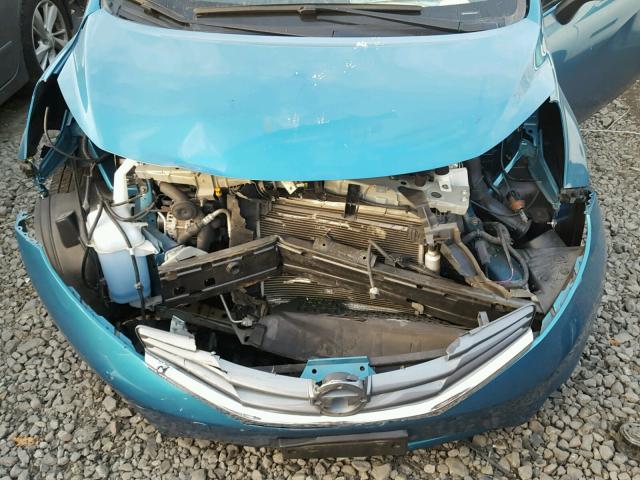 3N1CE2CP1FL361111 - 2015 NISSAN VERSA NOTE TEAL photo 7