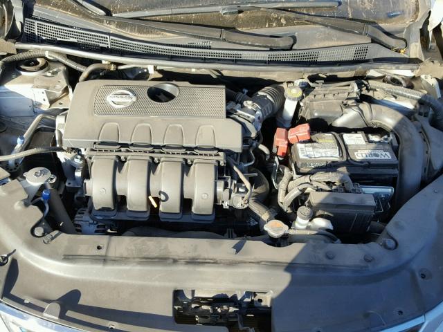 3N1AB7AP2FY212905 - 2015 NISSAN SENTRA S SILVER photo 7