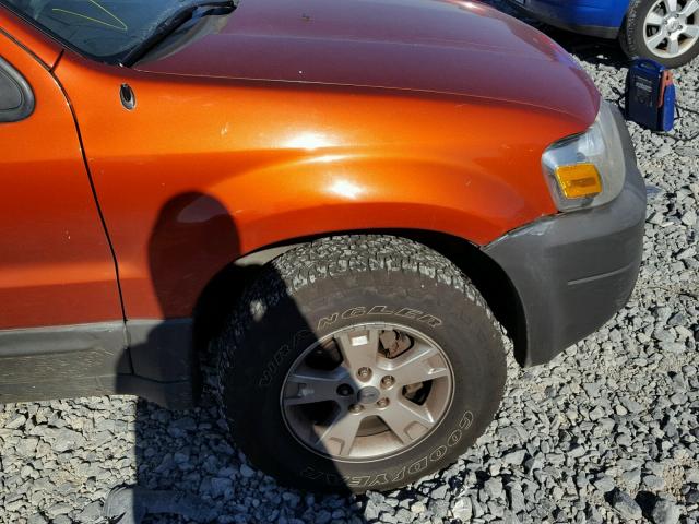 1FMYU03Z17KB26735 - 2007 FORD ESCAPE XLT ORANGE photo 9