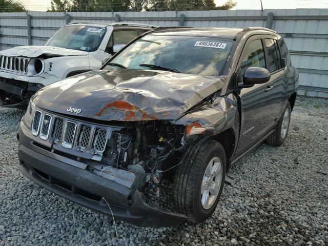 1C4NJCEBXHD182700 - 2017 JEEP COMPASS LA GRAY photo 2