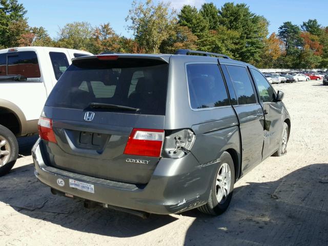 5FNRL38747B406988 - 2007 HONDA ODYSSEY EX CHARCOAL photo 4