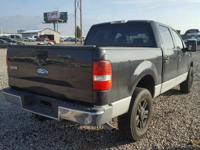 1FTRW14W66FB61002 - 2006 FORD F150 SUPER BLACK photo 4