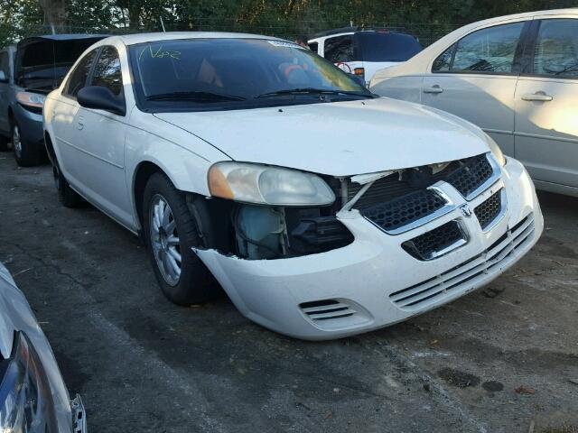 1B3EL46R66N208133 - 2006 DODGE STRATUS SX WHITE photo 1