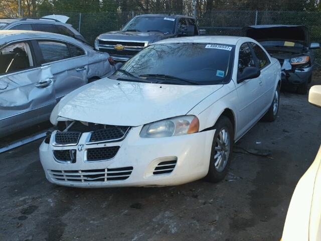 1B3EL46R66N208133 - 2006 DODGE STRATUS SX WHITE photo 2