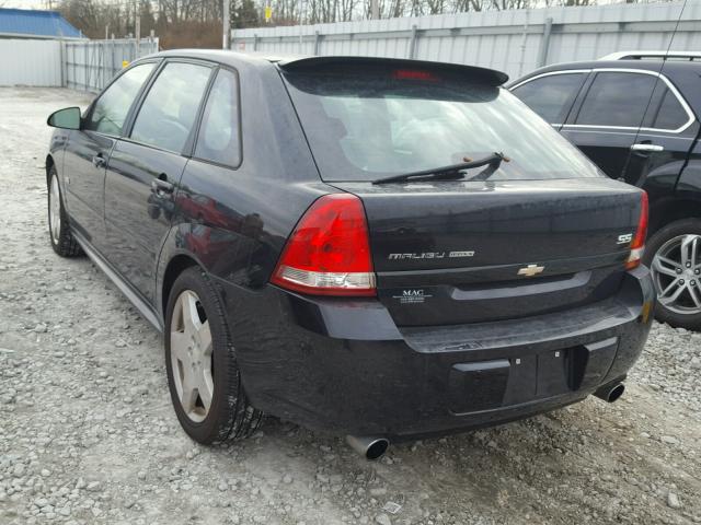 1G1ZW63116F238466 - 2006 CHEVROLET MALIBU MAX BLACK photo 3