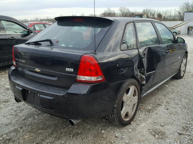 1G1ZW63116F238466 - 2006 CHEVROLET MALIBU MAX BLACK photo 4