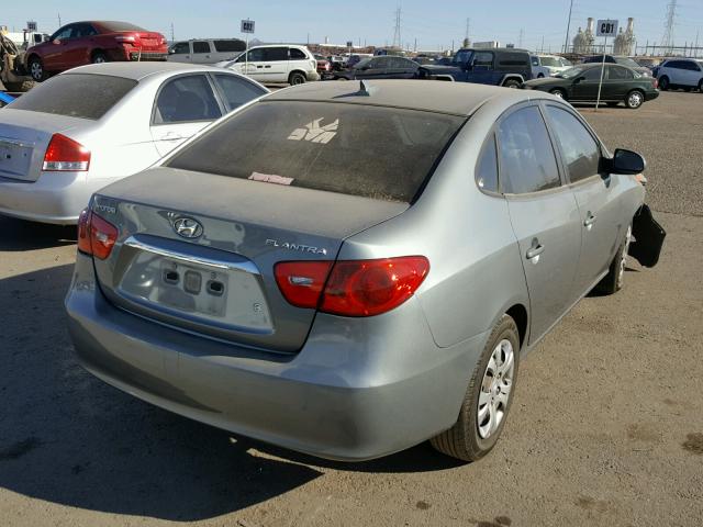 KMHDU4AD3AU880423 - 2010 HYUNDAI ELANTRA BL GRAY photo 4