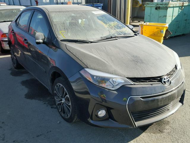 5YFBURHE5FP225515 - 2015 TOYOTA COROLLA L BLACK photo 1