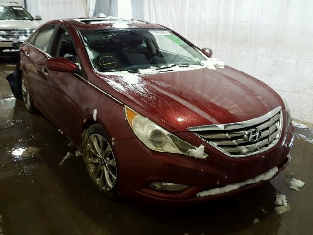 5NPEC4AB9BH220344 - 2011 HYUNDAI SONATA SE RED photo 1