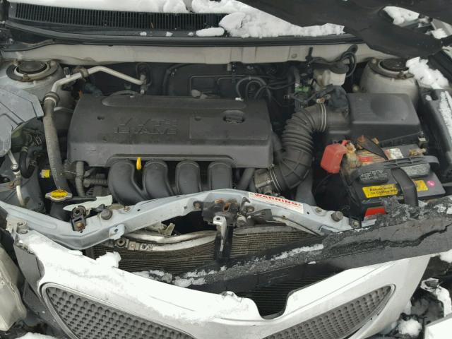 5Y2SL63895Z439835 - 2005 PONTIAC VIBE SILVER photo 7