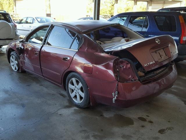 1N4AL11D02C273661 - 2002 NISSAN ALTIMA BAS MAROON photo 3