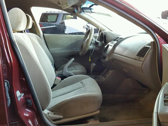 1N4AL11D02C273661 - 2002 NISSAN ALTIMA BAS MAROON photo 5