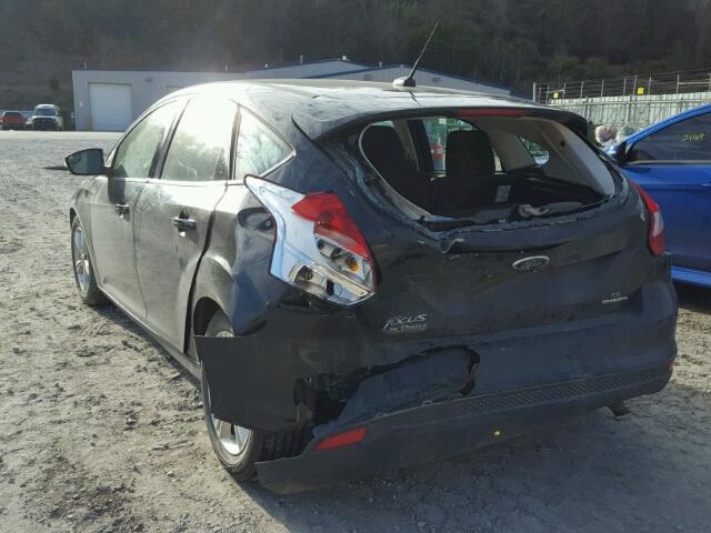 1FADP3K29EL249566 - 2014 FORD FOCUS SE BLACK photo 3