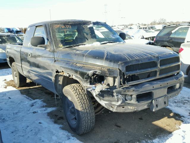 3B7HC12Y4WG182440 - 1998 DODGE RAM 1500 BLACK photo 1