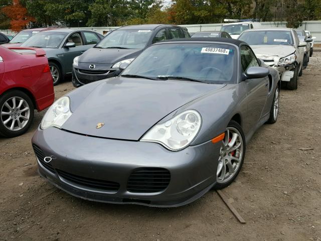 WP0CB29904S676513 - 2004 PORSCHE 911 TURBO GRAY photo 2