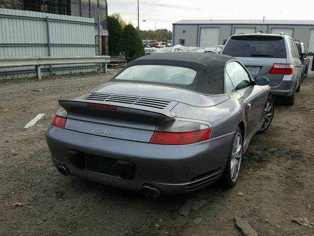 WP0CB29904S676513 - 2004 PORSCHE 911 TURBO GRAY photo 4