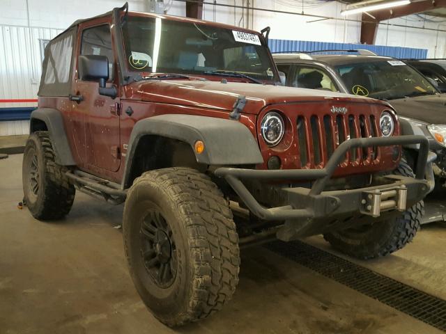 1J4AA2D17AL108643 - 2010 JEEP WRANGLER S RED photo 1