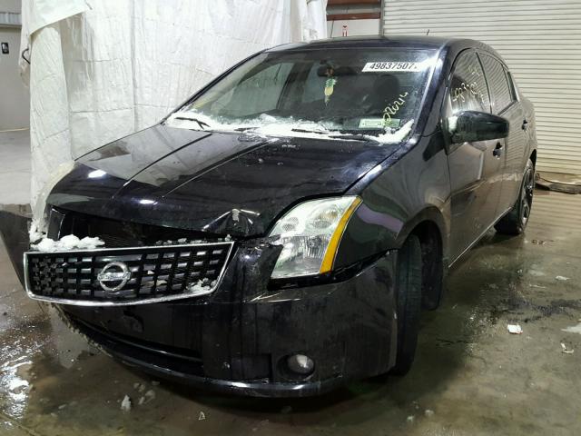 3N1AB61E28L678925 - 2008 NISSAN SENTRA 2.0 BLACK photo 2