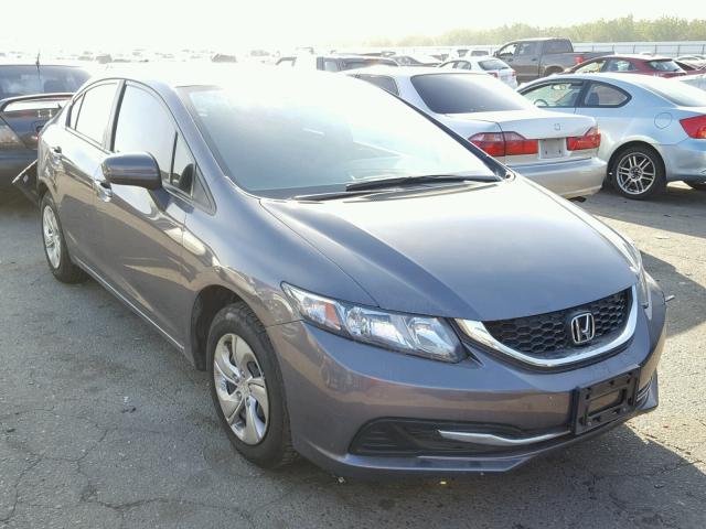 19XFB2F58FE706605 - 2015 HONDA CIVIC LX CHARCOAL photo 1