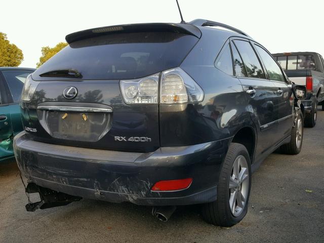 JTJGW31U082009875 - 2008 LEXUS RX 400H GRAY photo 4