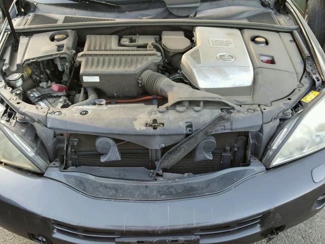 JTJGW31U082009875 - 2008 LEXUS RX 400H GRAY photo 7