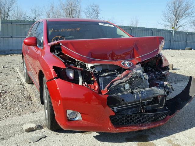 4T3ZK3BB6CU050578 - 2012 TOYOTA VENZA LE RED photo 9