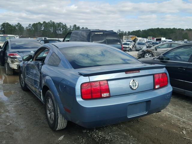 1ZVFT80N975211266 - 2007 FORD MUSTANG BLUE photo 3