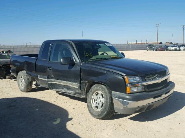 2GCEC19V641124298 - 2004 CHEVROLET SILVERADO BLACK photo 1