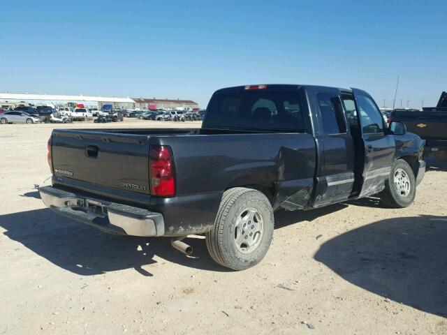 2GCEC19V641124298 - 2004 CHEVROLET SILVERADO BLACK photo 4