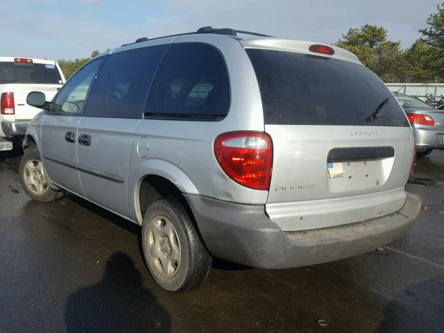 1B4GP25352B566085 - 2002 DODGE CARAVAN SE SILVER photo 2