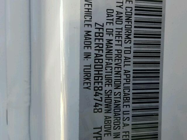 ZFBERFAB0H6E84748 - 2017 RAM PROMASTER 白色 照片 10