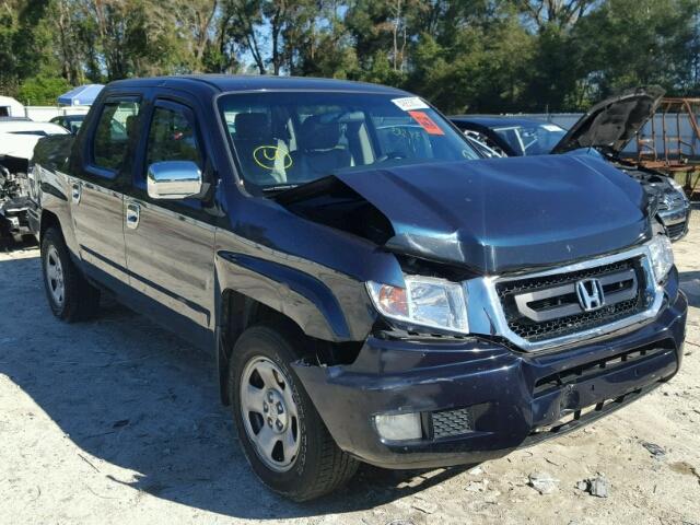 5FPYK1F28AB008661 - 2010 HONDA RIDGELINE BLUE photo 1